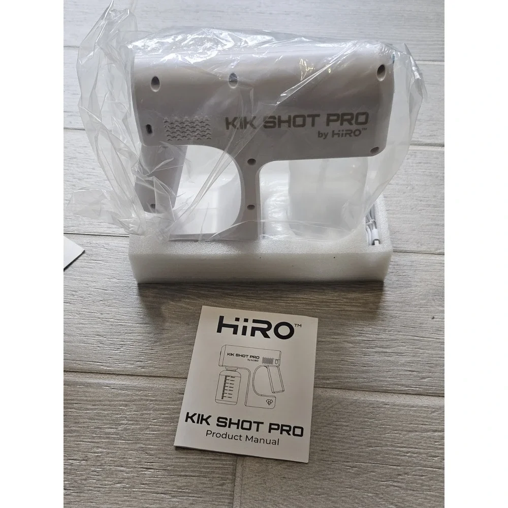 HiRO Kik Shot Pro Cordless Electric Sanitizer Sprayer HOCl Disinfectant New